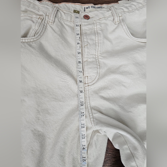 We The Free Free People Lucky You Mid Rise Barrel Jeans Size 31 - Picture 14 of 16